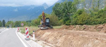 ZAČETEK GRADNJE KOLESARSKE POTI BOVEC – ČEZSOČA7